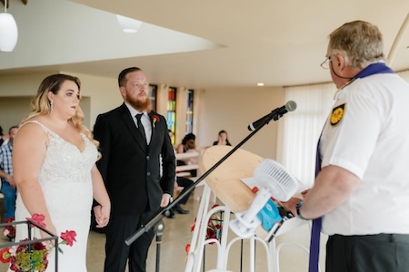 Wedding ceremony by Dr. Gerrit Rademeyer in Blue Downs