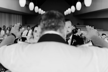 Wedding ceremony by Dr. Gerrit Rademeyer in Blue Downs