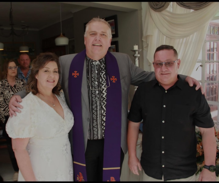 Wedding ceremony by Dr. Gerrit Rademeyer in Blue Downs