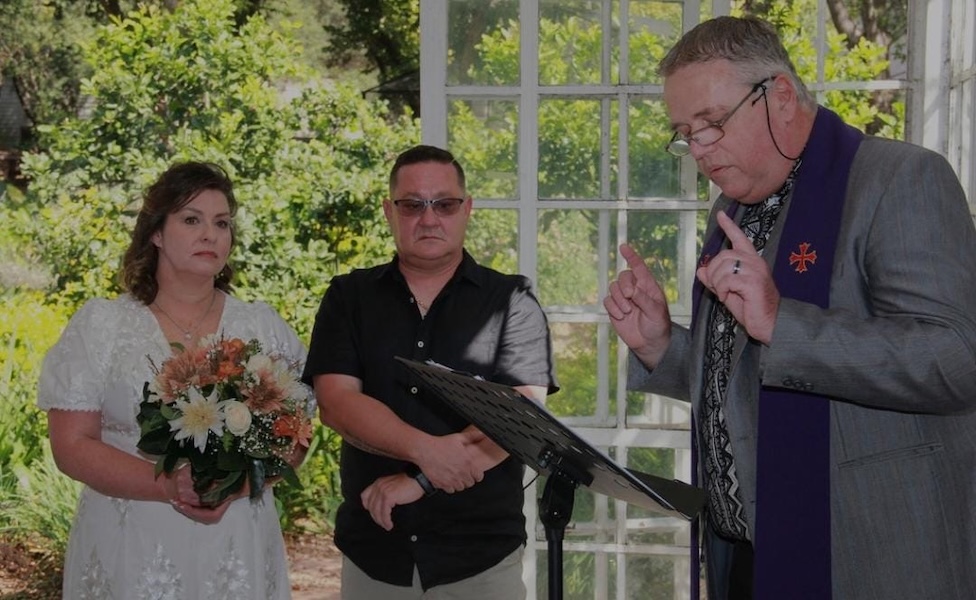 Wedding ceremony by Dr. Gerrit Rademeyer in Blue Downs