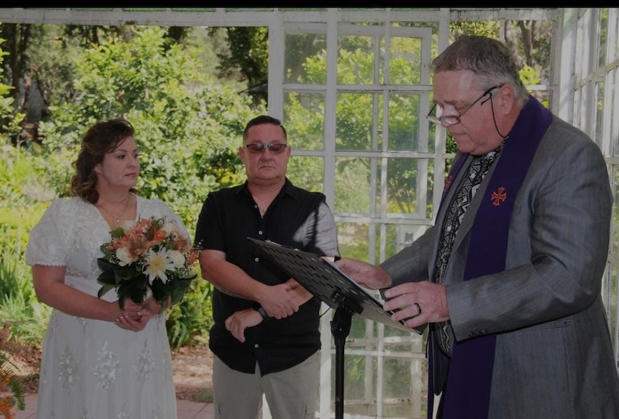 Wedding ceremony by Dr. Gerrit Rademeyer in Blue Downs